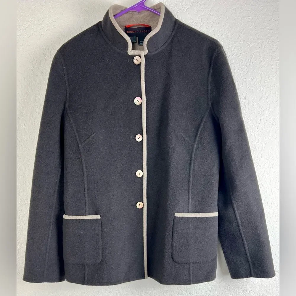 Nina Mclemore Wool Reversible Jacket